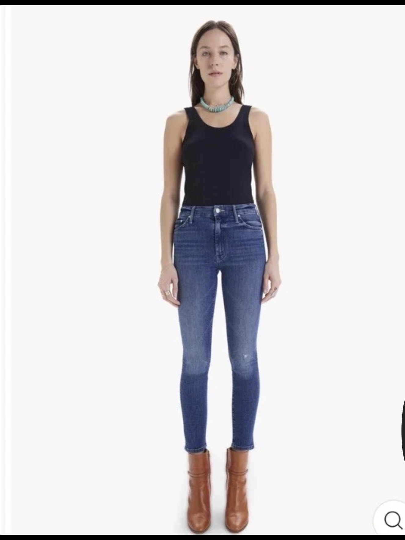 Mother Women's The Looker Groovin Skinny Jeans In Blue Denim